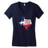 texan boxer lover Women's V-Neck T-Shirt