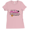 makeup to basketball Ladies Fitted T-Shirt