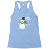 windy snowman Racerback Tank