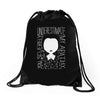 marvelous you severely underestimate my apathy Drawstring Bags
