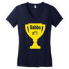 babbo numero 1 Women's V-Neck T-Shirt