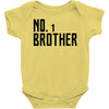 number one brother Baby Onesie