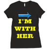 i am with her Ladies Fitted T-Shirt