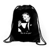 bruce forsyth  nice to see you   brucey tee Drawstring Bags