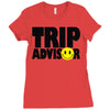 trip advisor Ladies Fitted T-Shirt