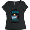 Never Underestimate A Man Who Watches Lost in Space And Was Born in De Women's Triblend Scoop T-shirt