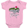 don't step on the grass Baby Bodysuit