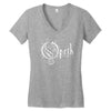 opeth logo progressive death metal Women's V-Neck T-Shirt