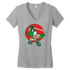 yoshi en ninja Women's V-Neck T-Shirt