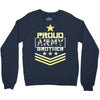 military, proud us army brother veteran u Crewneck Sweatshirt