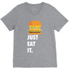 just eat it burger lover V-Neck Tee