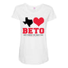 Texas Loves Beto Maternity Scoop Neck T-shirt