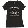 arguing with idiots is like playing chess with a pigeon Ladies Fitted T-Shirt