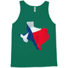 Eroded Texas Map With Flag Tank Top