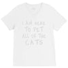 cat V-Neck Tee