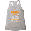 all men are created equal but only the best are born in november Racerback Tank