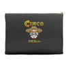 cinco de mayo badass skull Accessory Pouches