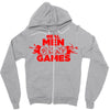 real men and women play games Zipper Hoodie