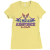 proud air force dad 2 Ladies Fitted T-Shirt