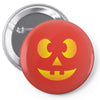 funny halloween jack o lantern kids Pin-back button