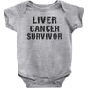 Liver Cancer Survivor Baby Onesie