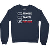too busy playing fortnite White Logo Crewneck Sweatshirt