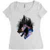 Mononoke Hime Women's Triblend Scoop T-shirt