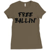 free ballin Ladies Fitted T-Shirt