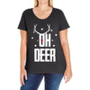 oh deer Ladies Curvy T-Shirt