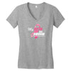 I Wear Pink For My Sister Women's V-Neck T-Shirt