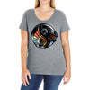 daft yin yang Ladies Curvy T-Shirt