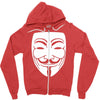 anonymous mask Zipper Hoodie