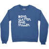 bono, clayton, edge, mullen Crewneck Sweatshirt