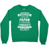 Super Cool Papaw Of A Freaking Awesome Granddaughter Crewneck Sweatshirt