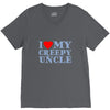 i heart my creepy uncle V-Neck Tee