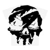 sea of theives skull Black Logo All Over Men's T-shirt