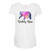 Daddy Bear Maternity Scoop Neck T-shirt