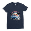 Old Car Ladies Fitted T-Shirt