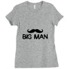big man little man Ladies Fitted T-Shirt