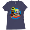 sandbox battle 1 Ladies Fitted T-Shirt