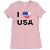 i love usa Ladies Fitted T-Shirt