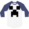 creeper face 3/4 Sleeve Shirt