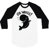 oh whale! 3/4 Sleeve Shirt