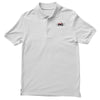 case ih red tractor boy comin' through Men's Polo Shirt