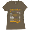 Aries Facts Ladies Fitted T-Shirt