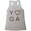 yoga heart Racerback Tank