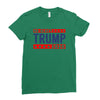 re-elect Trump 2020 T-shirt Ladies Fitted T-Shirt