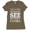 see without a camera Ladies Fitted T-Shirt