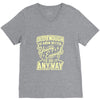 old enough young enough V-Neck Tee