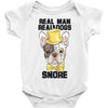 snoring gentleman Baby Bodysuit